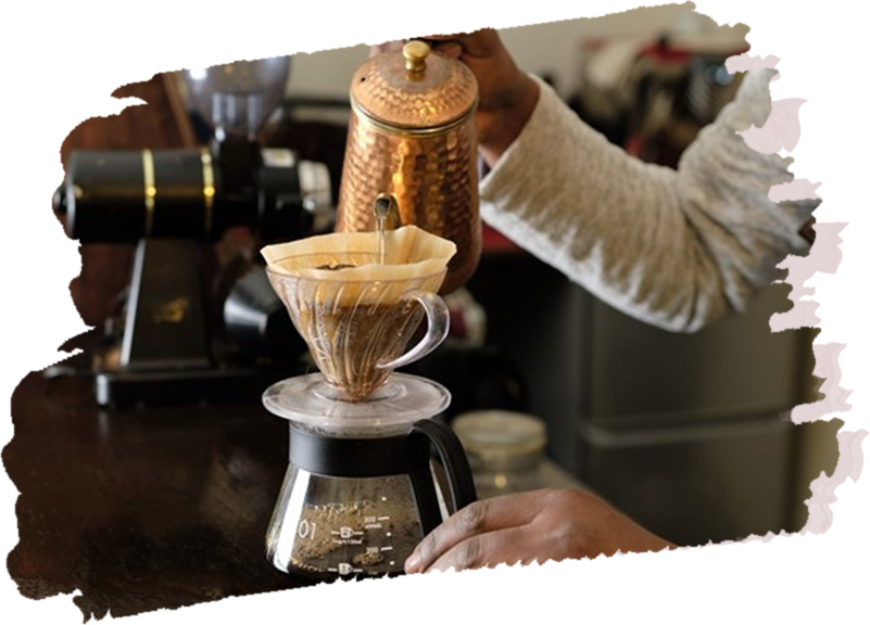 千種区のコーヒー専門店「Brew coffee roasters」。